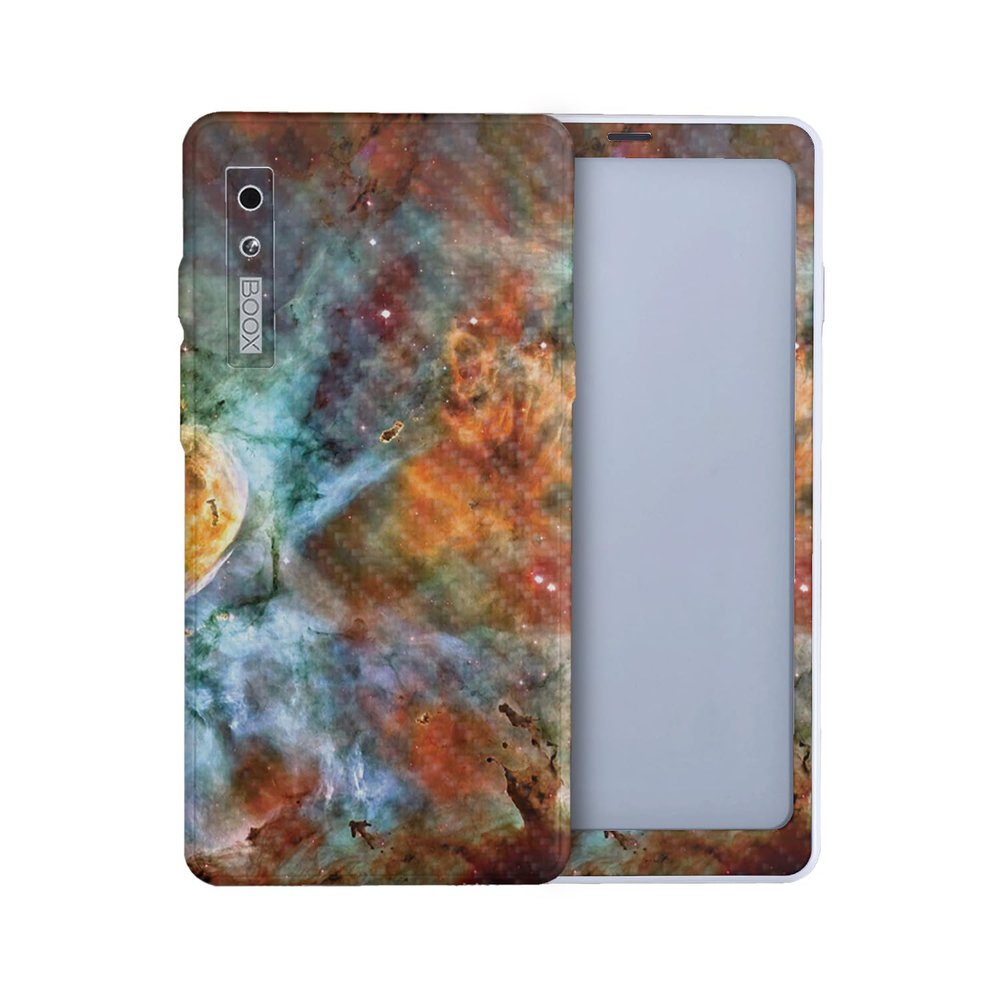 Carbon Fiber Tablet Skin Compatible with BOOX Palma 2 (2024) - Space Cloud - Premium 3M Vinyl Protective Wrap Decal Cover - Easy to Apply | Crafted in The USA by MightySkins
