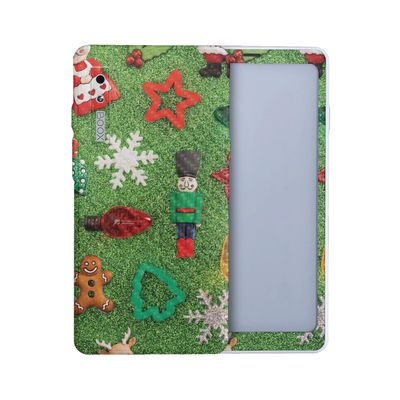 Carbon Fiber Tablet Skin Compatible with BOOX Palma 2 (2024) - Christmas Collection - Premium 3M Vinyl Protective Wrap Decal Cover - Easy to Apply | Crafted in The USA by MightySkins