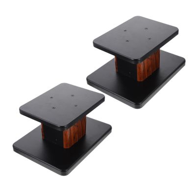 Balacoo 1Pair Floor Speaker Stands Height Practical Speaker Holder for Surround Sound Non Slip Design for HiFi Bookshelf Speakers