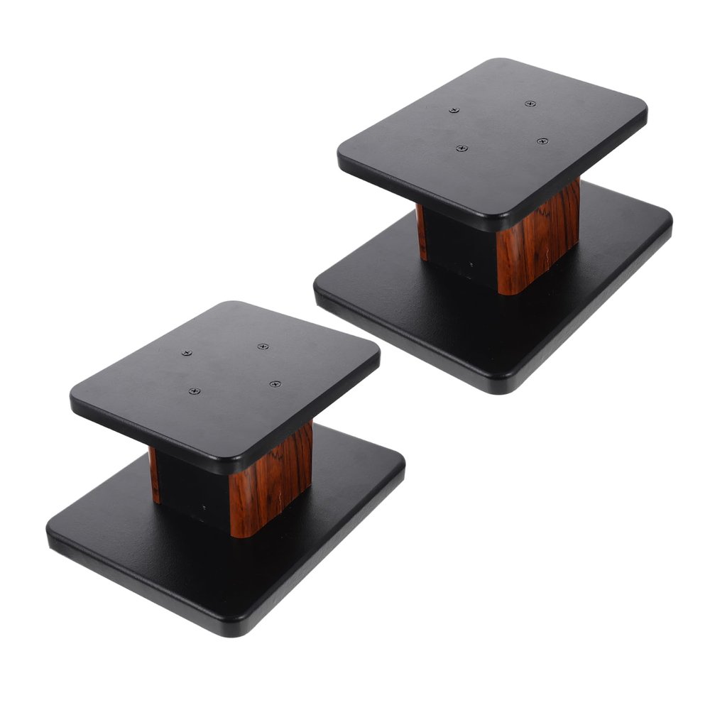 Balacoo 1Pair Floor Speaker Stands Height Practical Speaker Holder for Surround Sound Non Slip Design for HiFi Bookshelf Speakers
