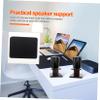 Balacoo 1Pair Floor Speaker Stands Height Practical Speaker Holder for Surround Sound Non Slip Design for HiFi Bookshelf Speakers view 2