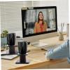 Balacoo 1Pair Floor Speaker Stands Height Practical Speaker Holder for Surround Sound Non Slip Design for HiFi Bookshelf Speakers view 3