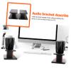 Balacoo 1Pair Floor Speaker Stands Height Practical Speaker Holder for Surround Sound Non Slip Design for HiFi Bookshelf Speakers view 4