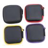 FELTECHELECTR 4Pcs Charging Cable Storage Case Multi Use Pouch for Earbuds USB Cables Coins Black Red Purple Yellow Travel Organizer for Home and Outdoors view 1