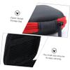 FELTECHELECTR 4Pcs Charging Cable Storage Case Multi Use Pouch for Earbuds USB Cables Coins Black Red Purple Yellow Travel Organizer for Home and Outdoors view 3