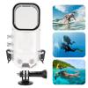 ASHATA X3 Dive Case Underwater Shell Action Camera Protective Housing 147FT PC PMMA Lens with 98% Light Transmittance for Diving Surfing Skiing view 2