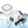 ASHATA X3 Dive Case Underwater Shell Action Camera Protective Housing 147FT PC PMMA Lens with 98% Light Transmittance for Diving Surfing Skiing view 3