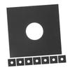 BESPORTBLE 8pcs Black Record Sleeves Double-Layer Anti-Static Cardboard Album Jackets for Music Storage Convenient Replacement Covers view 1