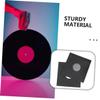 BESPORTBLE 8pcs Black Record Sleeves Double-Layer Anti-Static Cardboard Album Jackets for Music Storage Convenient Replacement Covers view 3