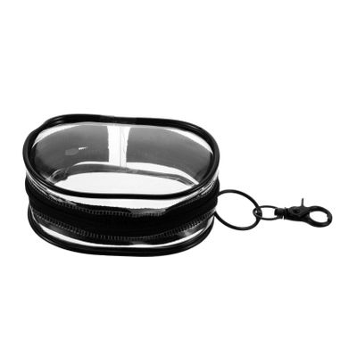 DIYEAH Transparent PVC Storage Bag for Jewelry Charging Cables Portable Organizer Pouch for Travel Sports Everyday Use Tarnish Design Lightweight Durable