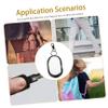 DIYEAH Transparent PVC Storage Bag for Jewelry Charging Cables Portable Organizer Pouch for Travel Sports Everyday Use Tarnish Design Lightweight Durable view 3
