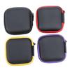 BRIGHTFUFU 4Pcs Charging Cable Pouch Multi Use Earphones Holder Bag Travel Organizer for USB Cables Earbuds and Essentials Black Red Purple Yellow view 1