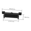 HOUDERCO Tablet Holder for Headrest Adjustable Mount for Stable Design Holds Up to Easy Install for Rear Entertainment Compatible with All Tablets view 2