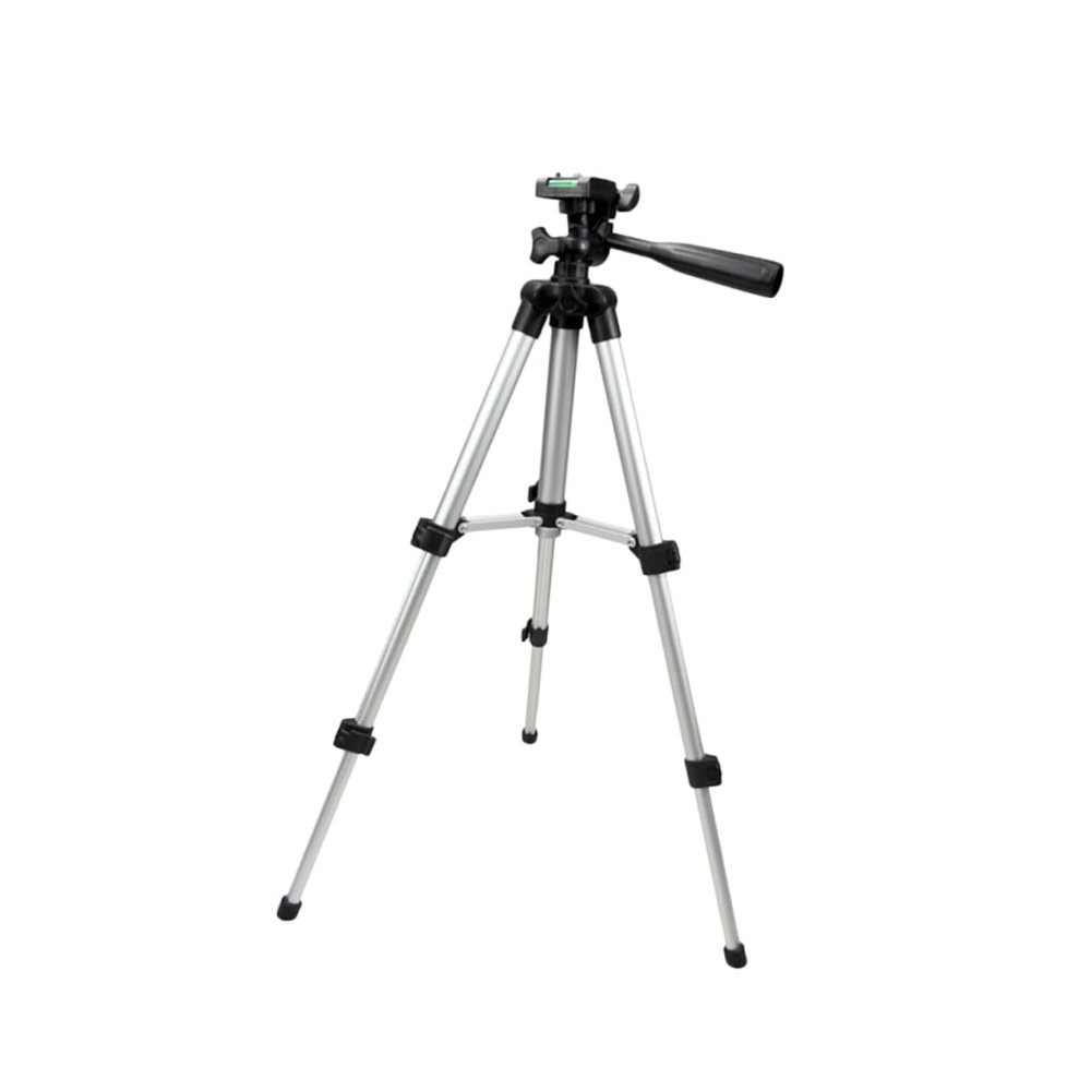 VILLCASE Professional Adjustable Camera Tripod with Live Bracket Durable and Tablet Supporter for Outdoor Photography and Fishing Black