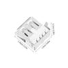 Abaodam 100pcs USB A Female Port 90-Degree Solder Connector USB 2.0 Replacement Adapter Back Cover for DIY Projects Compatible Electronic Devices view 2