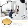 POPETPOP 1Set Collapsible Photography Reflector Light Diffuser for Camera Shoots Flexible Durable for Outdoor Studio Lighting for Photographers Artists view 2