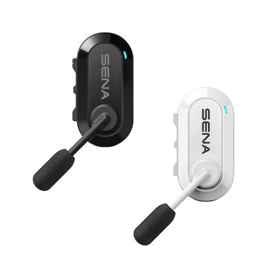 Sena BiKom 20 Ultimate Cycling Communication System, Lightweight - Weighing Only 20 Grams (White/Black, Dual Pack)