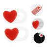 KALLORY 2 PCS Heart Pattern Webcam Cover Slide Privacy Protector for Laptop Tablet Ultra Thin Material Easy to Use Peeping Shutter for Webcam Privacy view 3