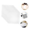 JECOMPRIS 10Pcs Vinyl Record Outer Sleeves Self Adhesive Protectors for Albums Covers to Guard Against Scratches and Dust for Vinyl Record Storage view 4