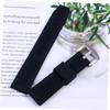 FOMIYES Silicone Watch Strap Durable Breathable Replacement Band for Fitness Swimming Diving Comfortable Odorless Design Easy Install Black view 3