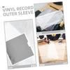 ABOOFAN 10Pcs Clear Vinyl Record Sleeves Transparent Adhesive Storage Bags for Album Protection Keep Records Safe and Scratches for Vinyl Collectors view 4