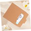 HAKIDZEL 50pcs Retro Brown Kraft Paper CD and DVD Sleeves Square Card Envelopes Sturdy Storage for Discs for Collectors and Packaging view 4
