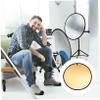 POPETPOP 1Set Collapsible Flash Reflector Diffuser for Photography Portable Light Reflector with Softening Effect for Professional Results for Studio Use and Outdoor Shoots view 2