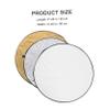 POPETPOP 1Set Collapsible Flash Reflector Diffuser for Photography Portable Light Reflector with Softening Effect for Professional Results for Studio Use and Outdoor Shoots view 4