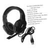 LALAFINA 1Pc Luminous Gaming Headset with Microphone Wired Sports Earphones for Comfortable Design with Ambient Noise Isolation for Gamers Stylish Light view 2