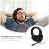 LALAFINA 1Pc Luminous Gaming Headset with Microphone Wired Sports Earphones for Comfortable Design with Ambient Noise Isolation for Gamers Stylish Light view 3