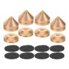 MERRYHAPY Speaker Isolation Pads Anti-Vibration Feet for HiFi Audio Systems Metal Speaker Spikes Shockproof Design Suitable for Amplifiers and view 1