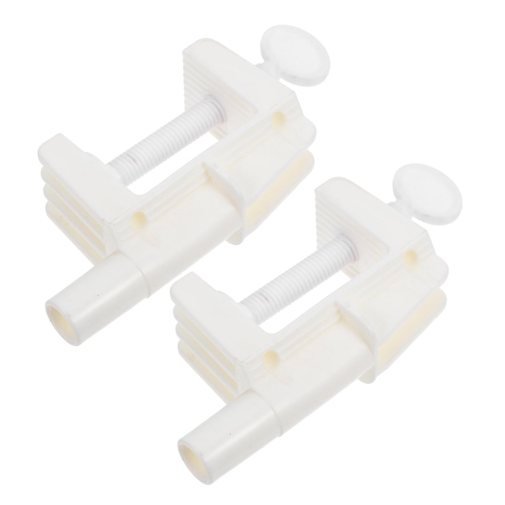 jojofuny 2Pcs Portable Detachable Support Base for Desk Clamp Adjustable Work Light Mounting Bracket for Magnifying Lamps Cameras and Live Streaming Stands Sturdy and Versatile