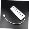 Mipcase 7-Port USB 3.0 Hub for PC and USB Devices Compact Portable Data Hub High-Speed Connectivity for Laptops and Desktops view 2