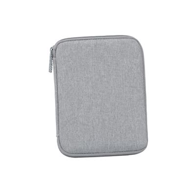 VILLCASE Digital Accessories Storage Bag Mini Single Layer Organizer for USB Cables Earphones and Power Banks Grey for Travel and Protection of Electronics