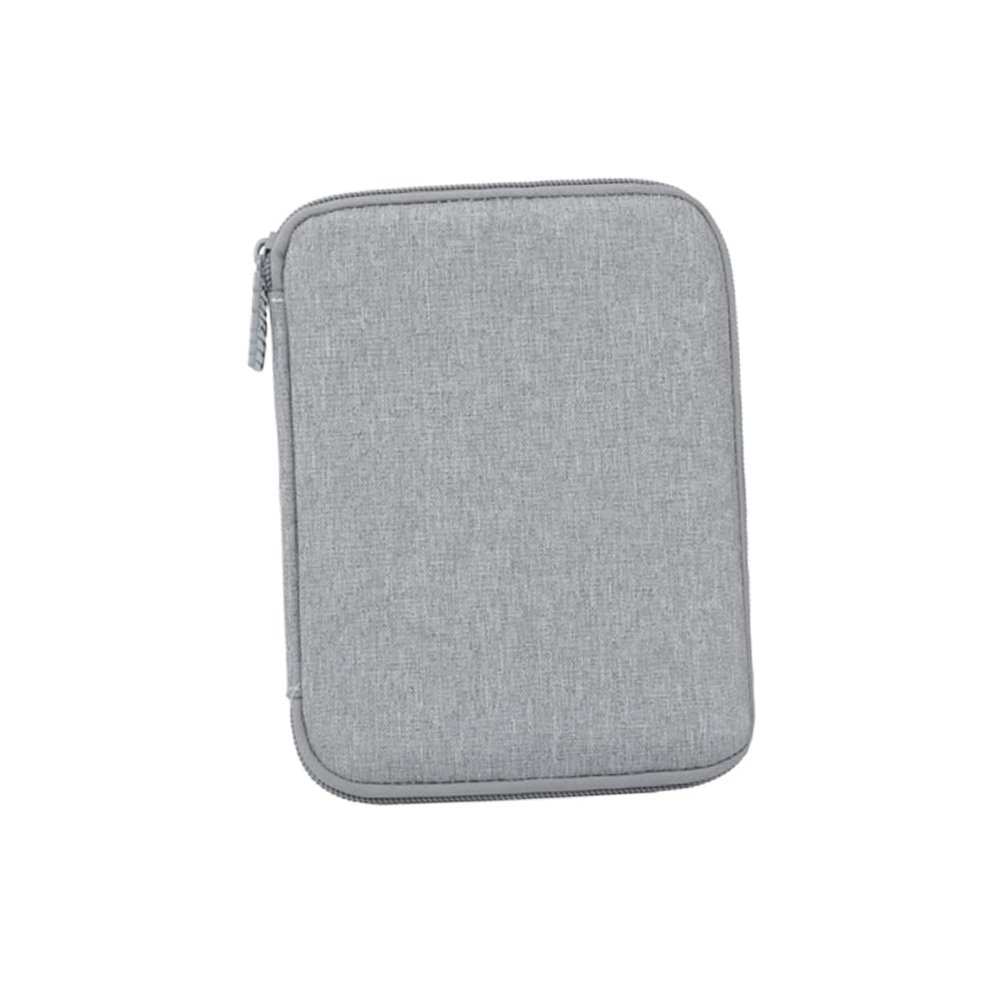 VILLCASE Digital Accessories Storage Bag Mini Single Layer Organizer for USB Cables Earphones and Power Banks Grey for Travel and Protection of Electronics