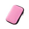 Operitacx Multi Use Charging Cable Pouch Pink Eva Earphones Bag Travel Organizer for USB Cables Items Durable Case for Travel Outdoor Activities view 1
