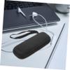 NUOBESTY Shockproof Earphone Bag Portable Data Cable Storage Case for Headphones Organizer for Electronic Accessories Durable Deform Resistant for Travel and Daily view 3