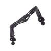 Lurrose Aluminium Alloy Underwater Camera Tray Stabilizer for and Smartphones Lightweight Dual Handle Platform with Screws for Video Light Mounting Black view 1