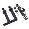 Lurrose Aluminium Alloy Underwater Camera Tray Stabilizer for and Smartphones Lightweight Dual Handle Platform with Screws for Video Light Mounting Black view 2