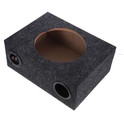 ABOOFAN Subwoofer Enclosure Box Lightweight Automotive Supply for Easy Installation Durable Construction for Under Seat Use Enhances Car Interior Elegance