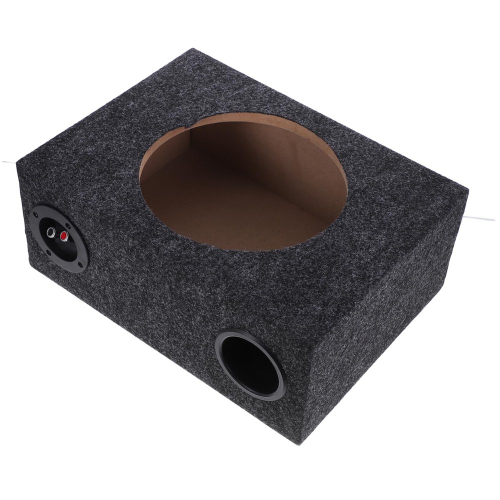 ABOOFAN Subwoofer Enclosure Box Lightweight Automotive Supply for Easy Installation Durable Construction for Under Seat Use Enhances Car Interior Elegance