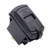 PRETYZOOM 24V Dual USB Power Socket with Voltmeter Car Motorcycle Charger for GPS Navigation and Mobile Devices Outlet view 1