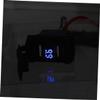PRETYZOOM 24V Dual USB Power Socket with Voltmeter Car Motorcycle Charger for GPS Navigation and Mobile Devices Outlet view 2