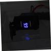 PRETYZOOM 24V Dual USB Power Socket with Voltmeter Car Motorcycle Charger for GPS Navigation and Mobile Devices Outlet view 3