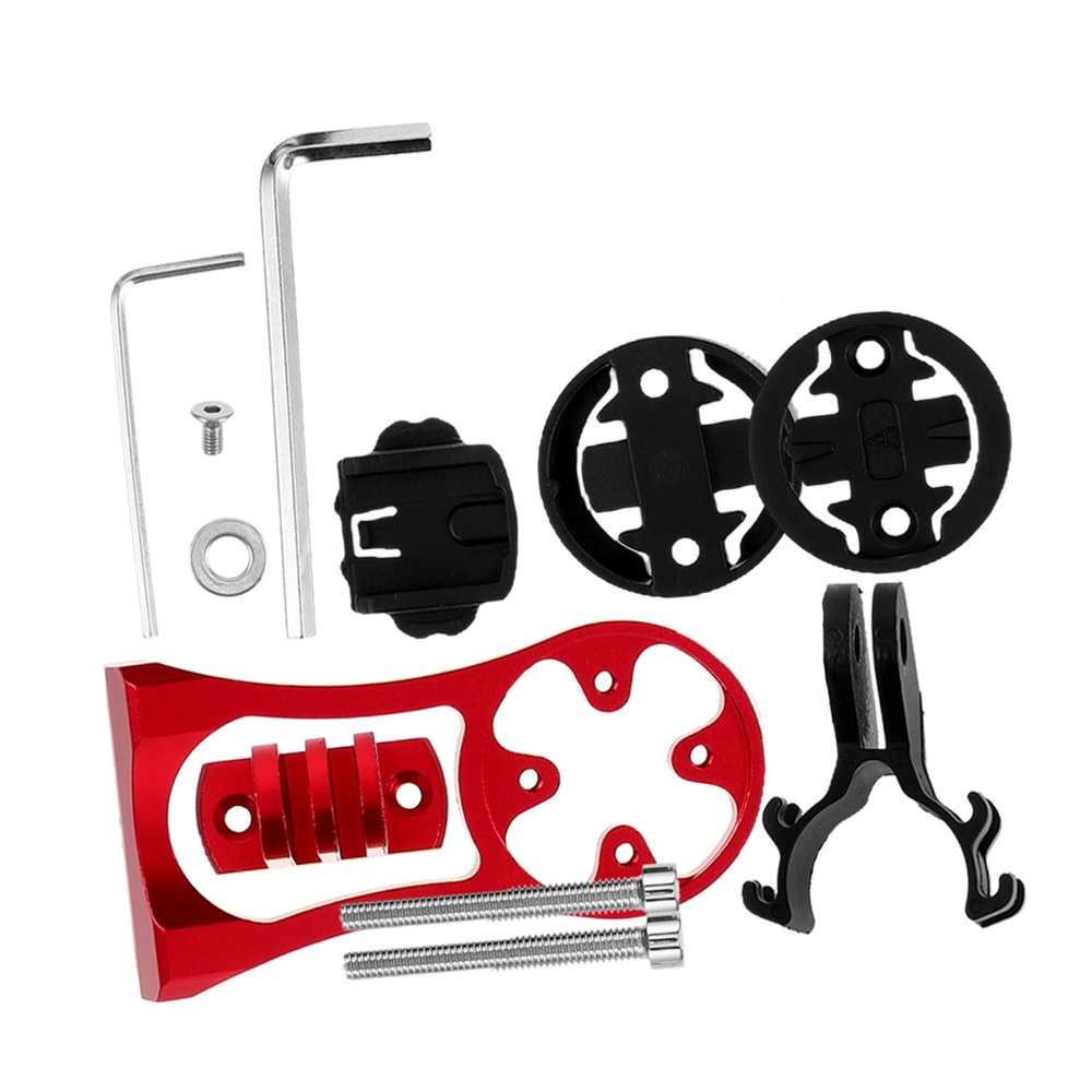 Abaodam 1Set Multi Function Bike Computer Mount Camera Extender Secure Stable Support for Road Cycling Action Cameras for Various Cycling Scenarios