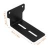 NUOBESTY 1Set Wall Speaker Mount Bracket for Bar Shaped Speakers Angle Holder for Home Entertainment Sleek Design Space Saving Compatible with Various Audio Devices view 2