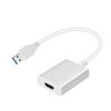 CAXUSD USB to Video Adapter Converter Display for PC Laptop Supports Multi to Displays Silver Easy Setup for Projector HDTV view 1