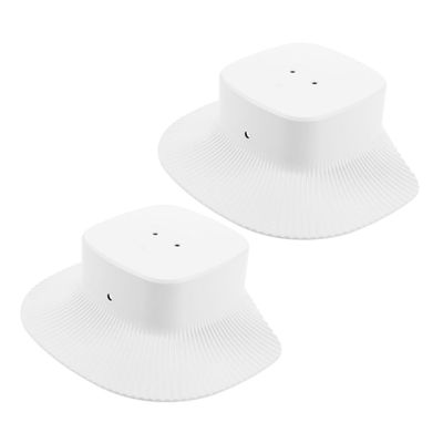 Balacoo 2pcs Outdoor Camera Protective Cover Weatherproof Shield for Security Cameras Lightweight Plastic Rain Cover Fit for Enhanced Image Quality and Durability