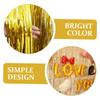 Healifty 4pcs Foil Fringe Curtain Backdrop for Holiday Party Decorations view 2