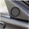 Unomor 4Pcs Black Speaker Grill Mesh Cover Durable Grille Protector for Car Subwoofer Easy Installation Optimal Density Stylish Appearance Compatible Grille Guard view 4